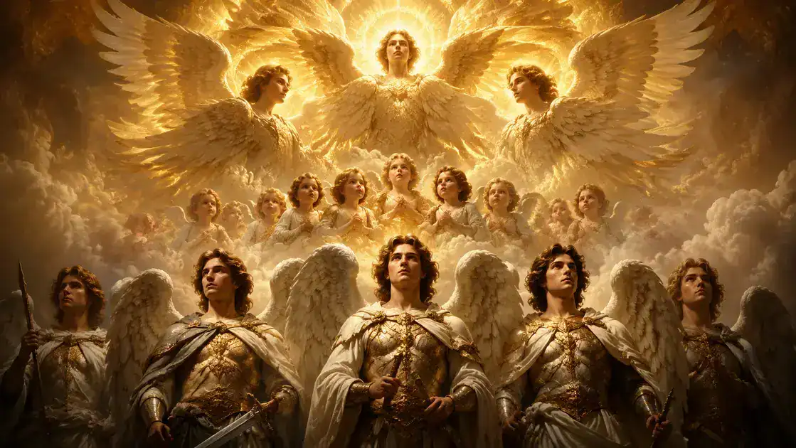 1ª, 2ª e 3ª esfera angelical: o que diferencia cada grupo de anjos