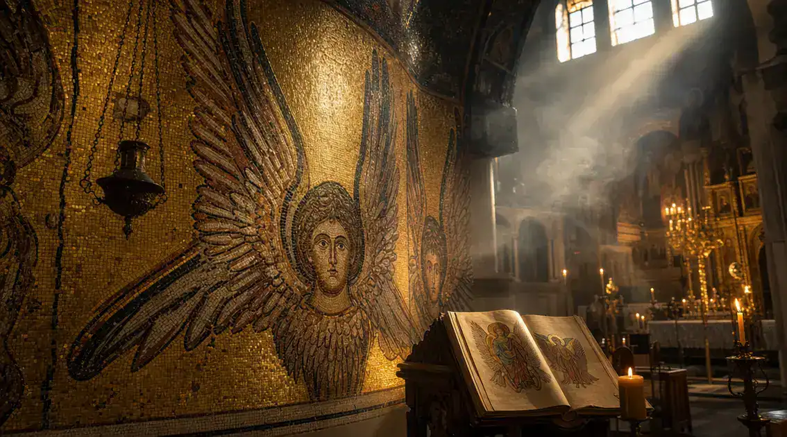 A iconografia bizantina e medieval: formas simbólicas e liturgia visual