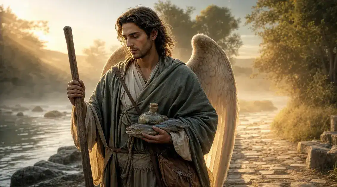Arcanjo Rafael: cura, caminho e símbolos espirituais