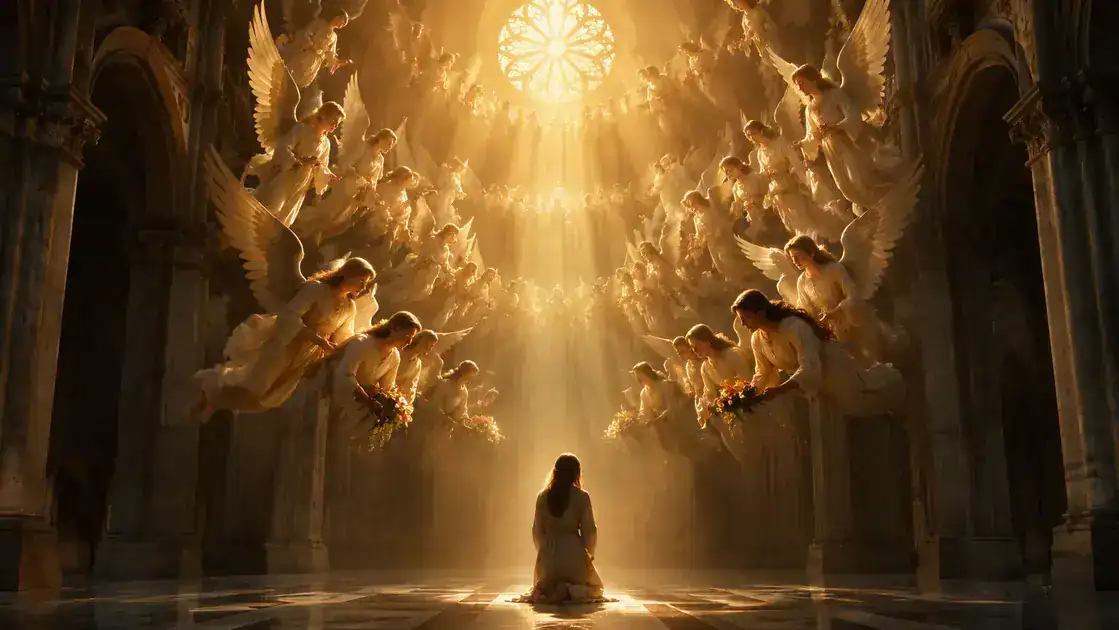 Como a hierarquia angelical reflete a ordem divina