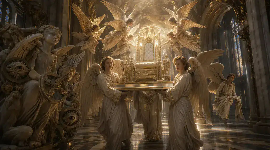 Diferenças entre tronos e outras coros angelicais