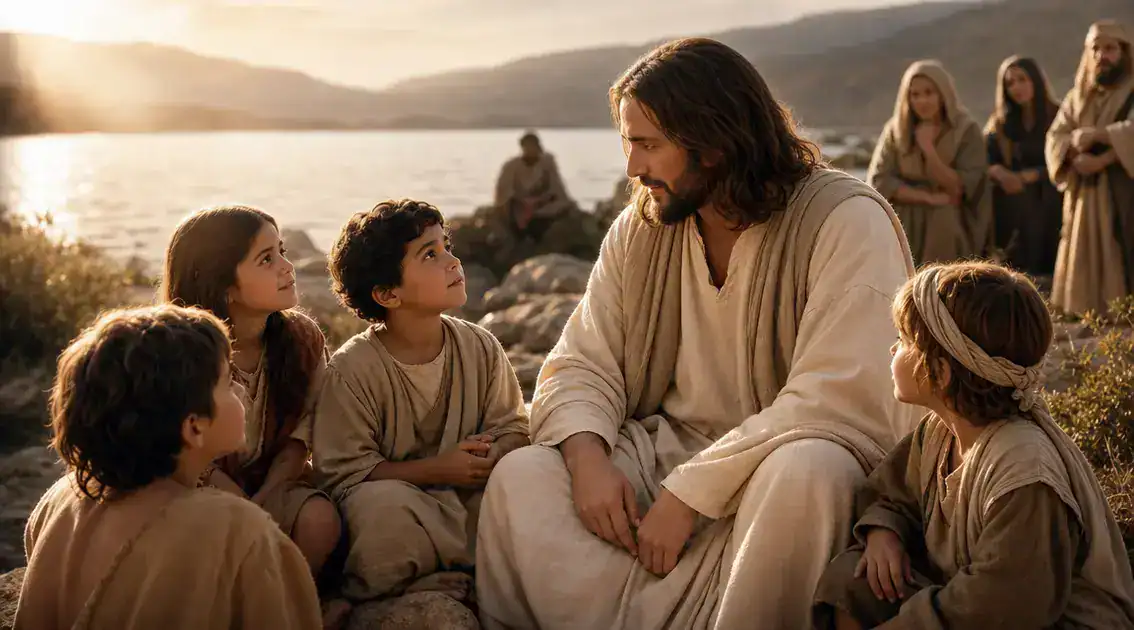Jesus e as crianças: passagens que inspiram confiança