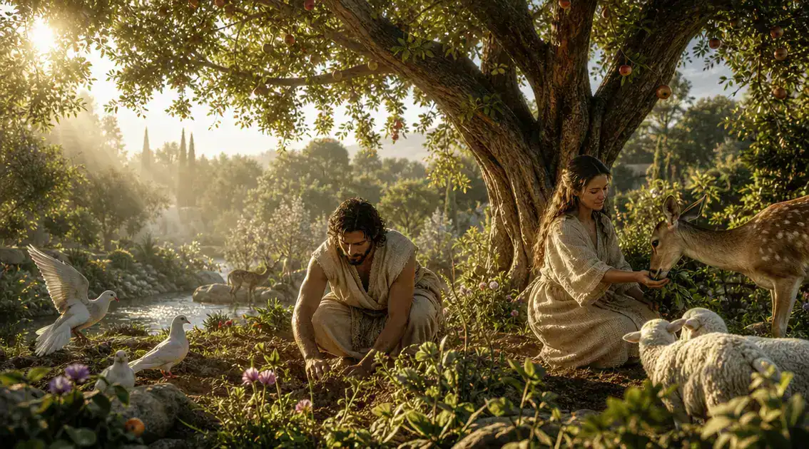 O jardim do Éden como imagem do paraíso terrestre