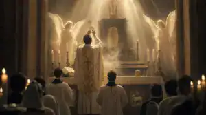 Os anjos na Santa Missa: quando e como eles estão presentes na liturgia