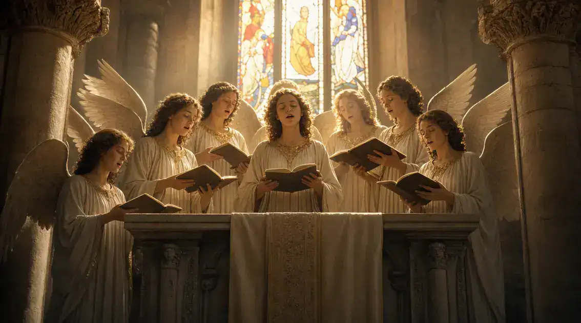 Os louvores eternos dos anjos: o Trisságio e o Sanctus celestial