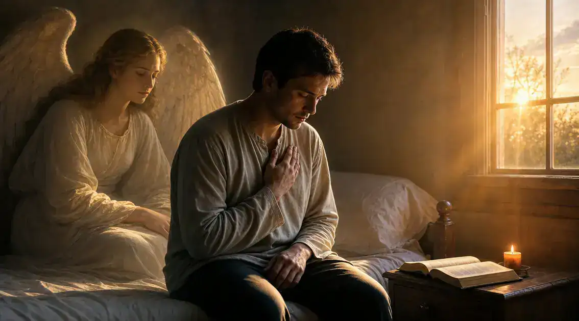 Práticas espirituais antes de dormir: leitura, bênção e silêncio