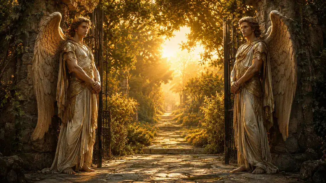 Querubins no Jardim do Eden: os guardiões do caminho para a vida