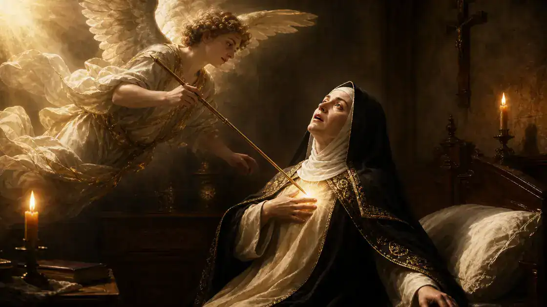 Santa Teresa de Ávila e a transverberação: o anjo com a lança de ouro