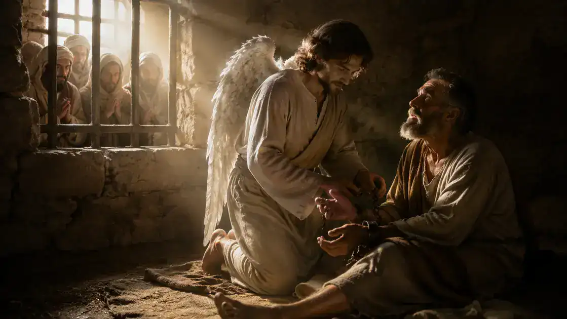 Significados teológicos da libertação por um anjo