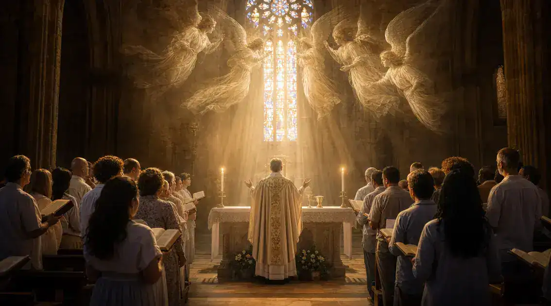 Teologia do canto: presença angelical e participação eucarística