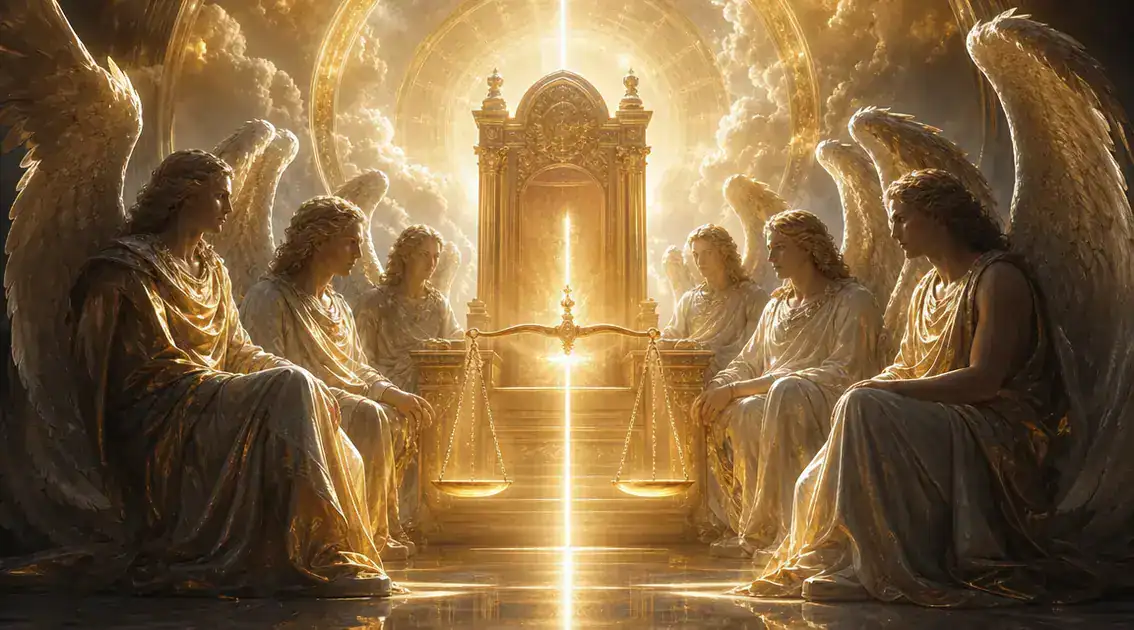 Tronos e a justiça divina: como esses anjos servem a Deus